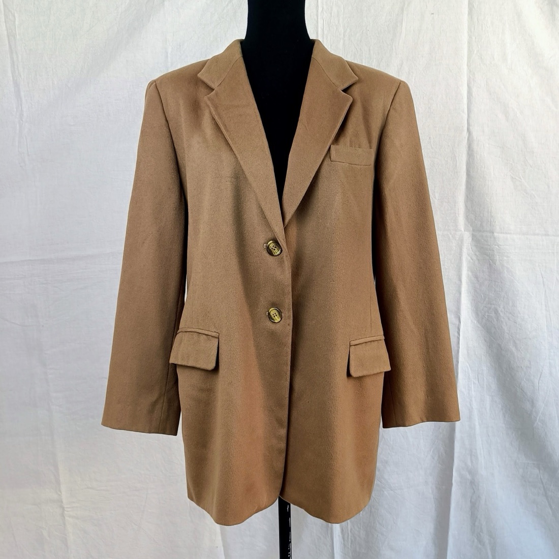 Max Mara Camel wool tailored blazer