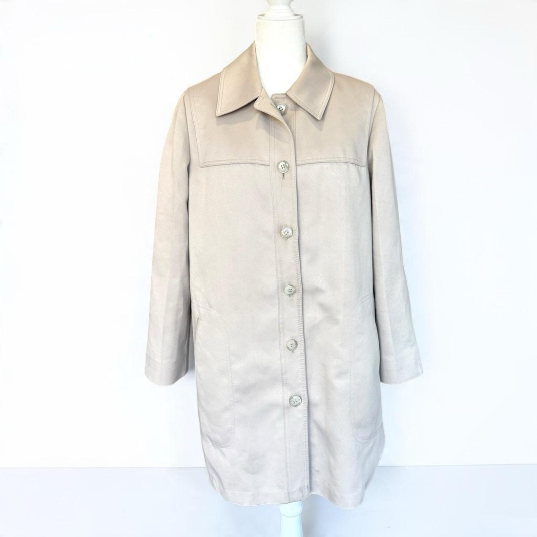 London Fog Stone cotton trench coat